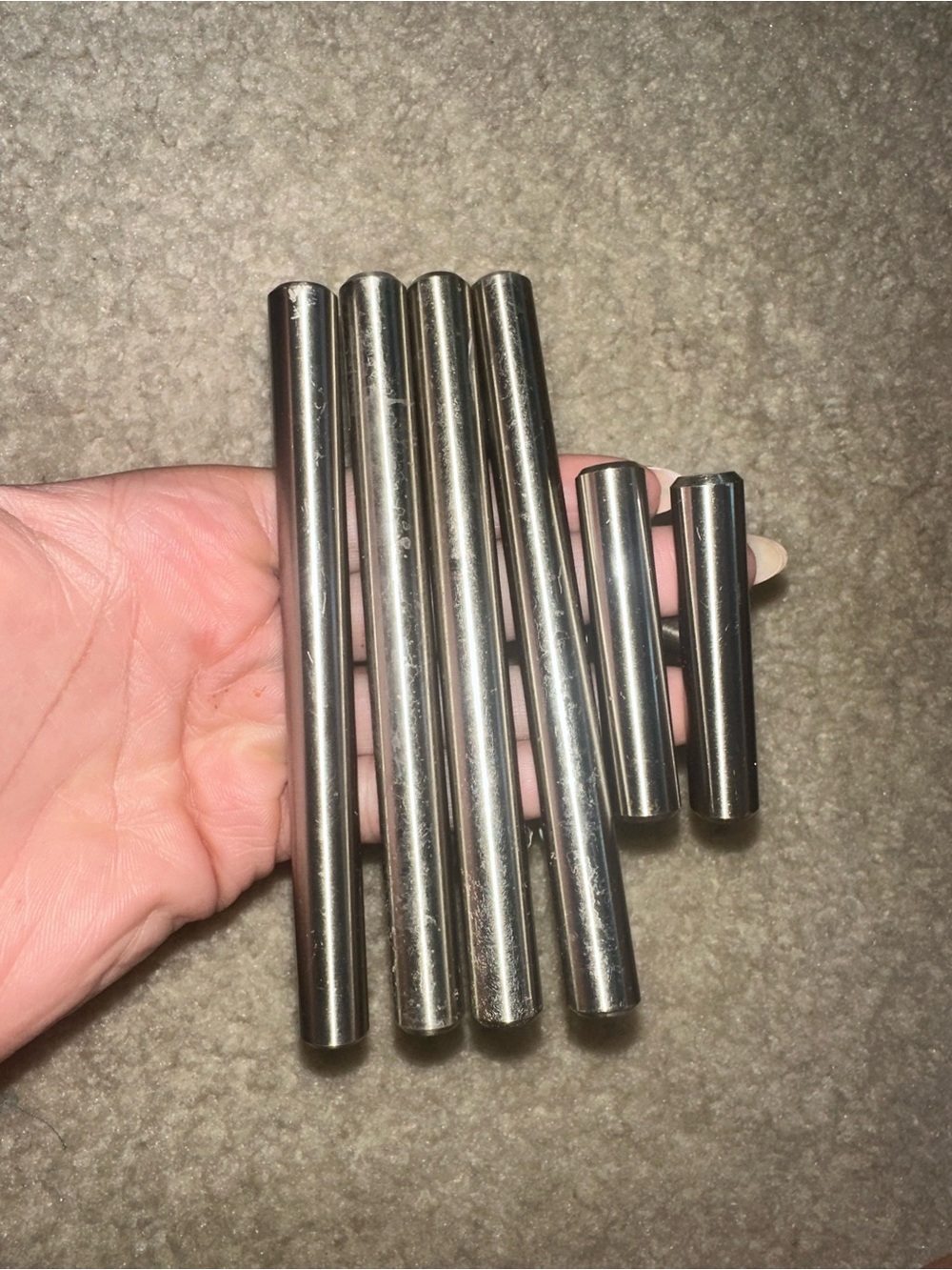 Stainless Steel Decorative handle Set - Silver